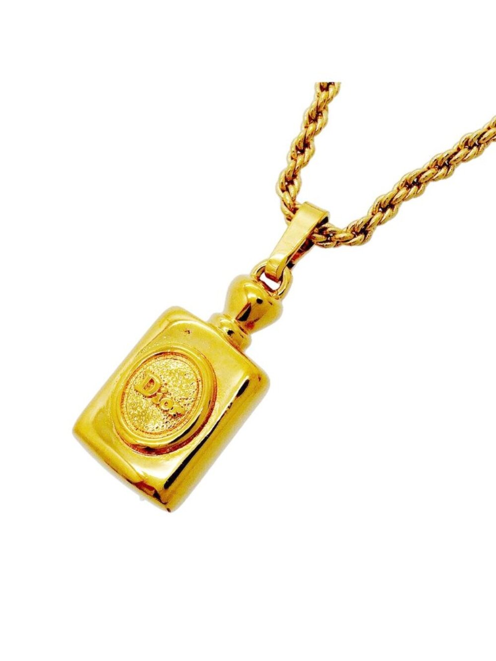 Dior Necklace Logo Gold Plated
